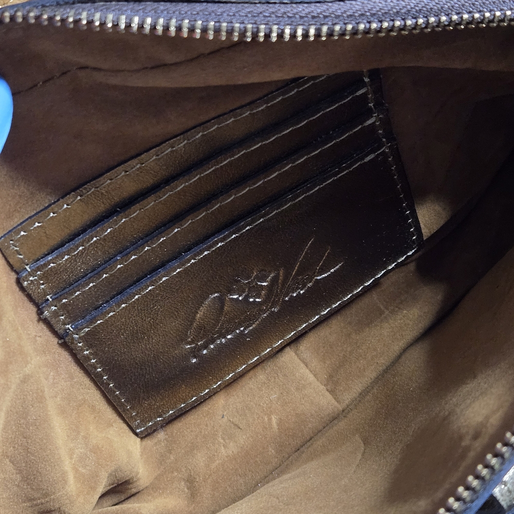 Patricia Nash Gold Leather Bag and Wallet Set - Picture 2 of 6